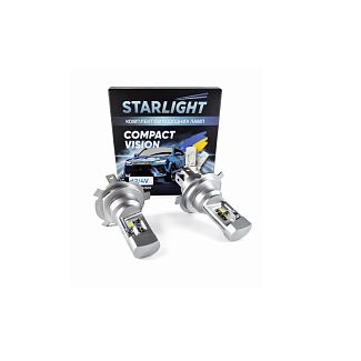 LED лампа для авто Compact Vision H4/H19 36W 6000K (компл.) StarLight