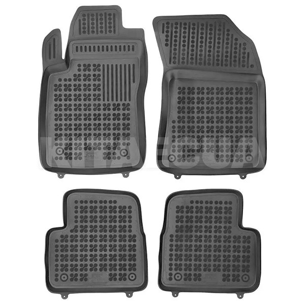 Резиновые коврики в салон Citroen C3 III (2016-н.в.) (4шт) 201230 REZAW-PLAST (30578)