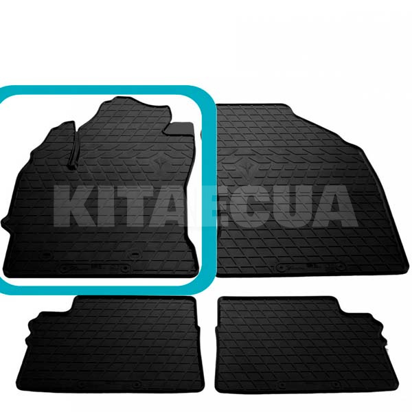 Гумові килимки в салон Toyota Auris (E180) (2012-2019) TL кліпси Stingray (1022364)