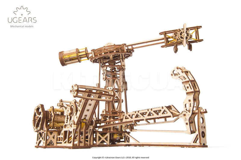 Механическая модель "Авиатор" UGEARS (70053) - 5