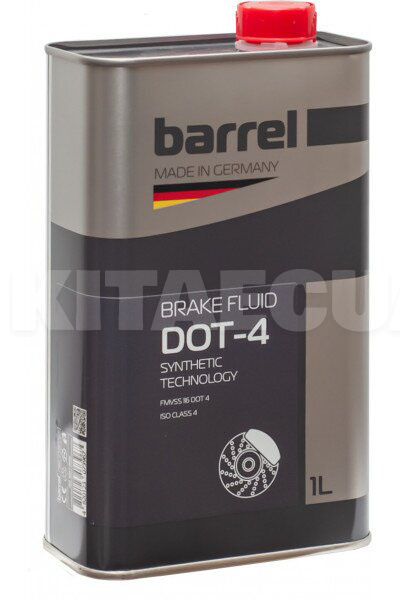 Тормозная жидкость 1л DOT4 BARREL (BRL-DOT4-1)