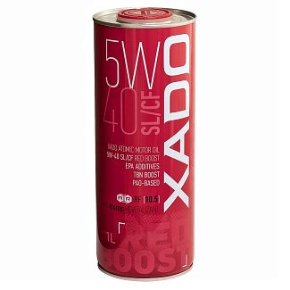Олія моторна Atomic Oil SL/CF RED BOOST 1л 5W-40 синтетичний XADO