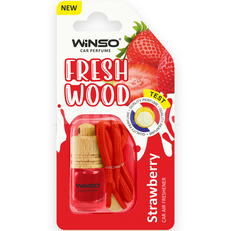 Ароматизатор "клубника" 4мл Fresh WOOD Strawberry Winso (530350)