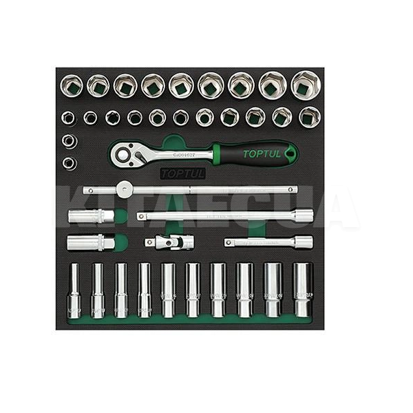 Набор головок и комплектующих 1/2" 39 предметов TOPTUL (GVC3903-TOPTUL)