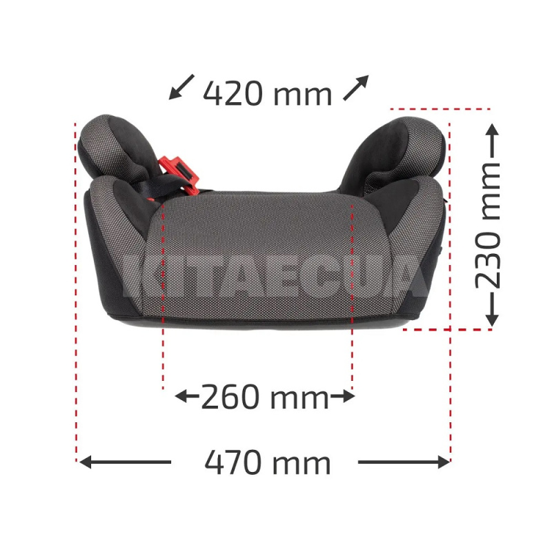 Автокресло-бустер детское SafeUp Fix L (22-36кг) Pantera Black 793 110 HEYNER (107636) - 4