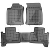 Резиновые коврики в салон Toyota Land Cruiser Prado J120 (2002-2009) (3шт) 201410 REZAW-PLAST (24760)