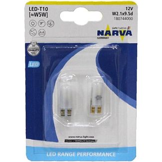 LED лампа для авто Range Performance W2.1x9.5d 0.6W 6000К (комплект) NARVA