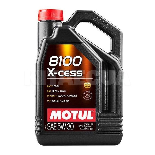 Моторна олія синтетична 5л 5W-30 8100 X-Cess MOTUL (368106)