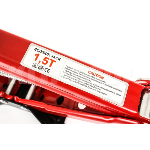 Домкрат механічний ромбоподібний до 1.5т (104-385) мм) CARLIFE (SJ226-CARLIFE) - 3