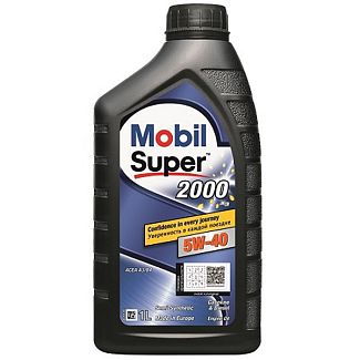 Масло моторное полусинтетическое 1л 5W-40 Super 2000 X3 MOBIL