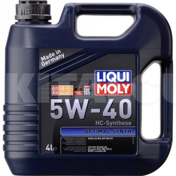 Масло моторное синтетическое 4л 5w-40 optimal synth LIQUI MOLY (3926)