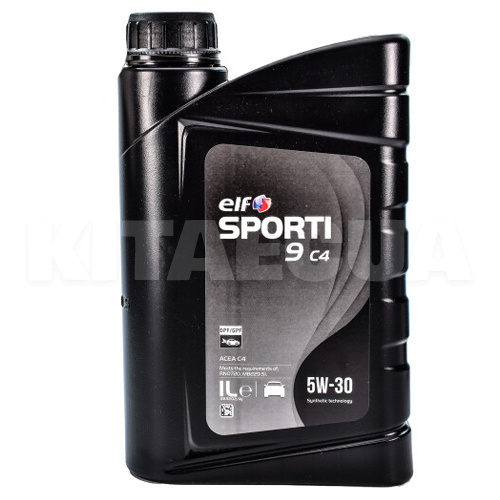 Масло моторное синтетическое 1л 5W-30 Sporti 9 C4 ELF (210595)
