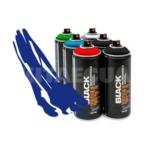 Краска синяя 400мл матовая "сорренто" MONTANA (352058-MONTANA) - 2