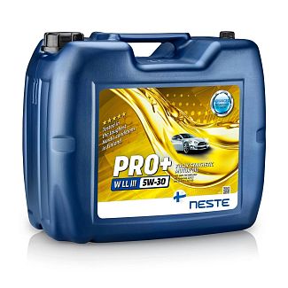 Масло моторне синтетичне 20л 5W-30 Pro+ W LL-III NESTE