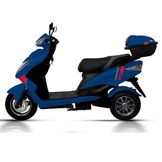 Электроскутер HAWK MAXI 50 км 2000 Вт черный FORTE