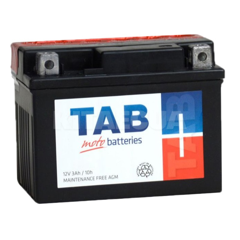 Мото аккумулятор 3Ач 40А "+" справа TAB (112 515)