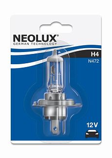 Галогенна лампа H4 60/55W 12V Standard Блістер NEOLUX