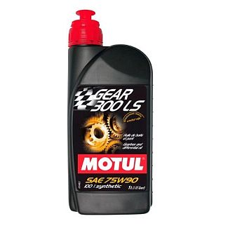 Олія трансмісійна синтетична 1л 75W-90 Gear 300 LS MOTUL