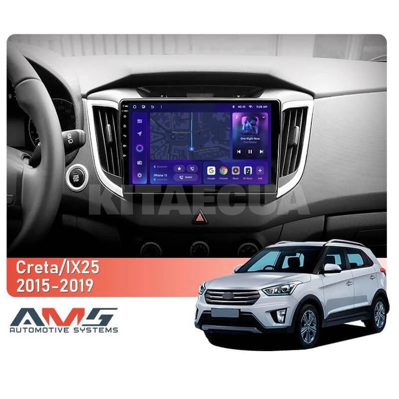 Штатная магнитола MOSS M3 4+32 ГБ 10" Hyundai Creta IX25 2015-2019 AMS (50817) - 2