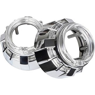 Маски для линз 2.5" С10 W+Y ангельские глазки SIGMA4car