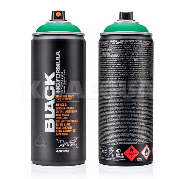 Фарба зелена 400мл матова "вудсток" MONTANA (352089-MONTANA) - 2