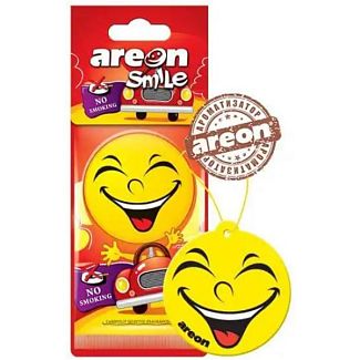 Ароматизатор сухой листик "антитабак" Smile Dry No Smoking AREON