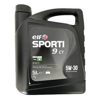 Масло моторное синтетическое 5л 5W-30 Sporti 9 C1 ELF