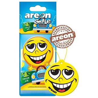 Ароматизатор сухой листик "свежий воздух" Smile Dry Fresh Air AREON