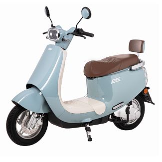 Электроскутер MQ6 70 км 800 Вт голубой 2E