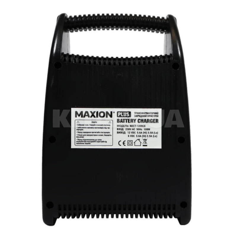 Зарядное устройство для аккумулятора 6В/12В 110Ач трансформаторное MAXION (MXCT-1208CS) - 3