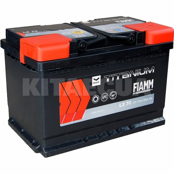 Аккумулятор автомобильный Titanium Black 70Ач 600А "+" справа FIAMM (7905185)