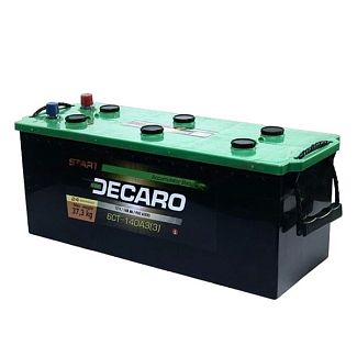 Аккумулятор автомобильный Start 140Ач 900А "+" слева DECARO